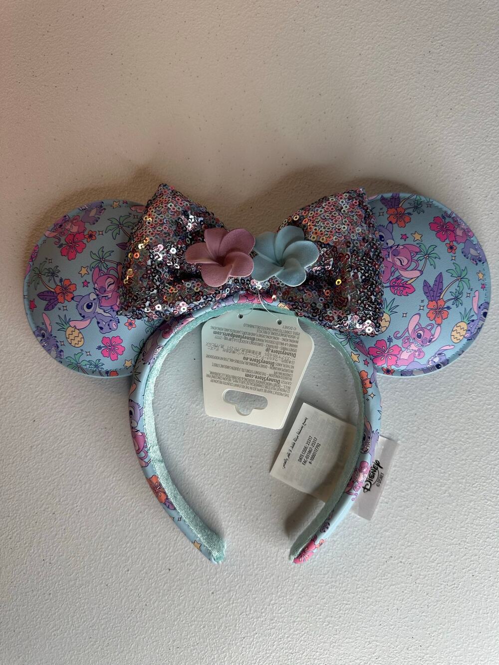 Disney Parks Ears Stitch and Angel New 2026